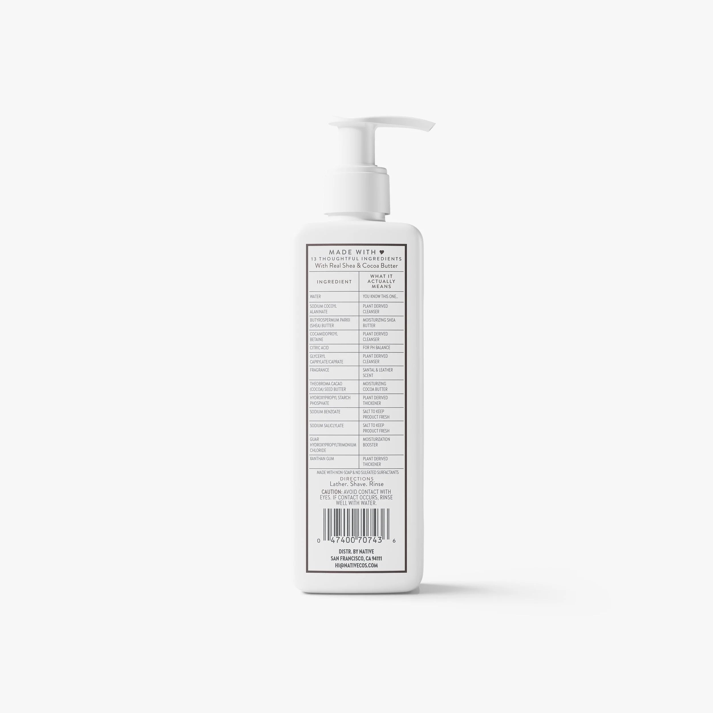 Whole Body Shave Cream